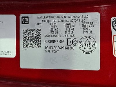 2023 Chevrolet Camaro 1LT