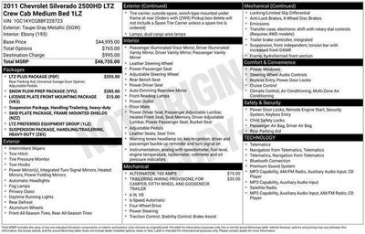 2011 Chevrolet Silverado 2500 HD LTZ