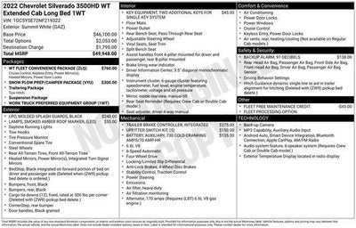 2022 Chevrolet Silverado 3500 HD Work Truck