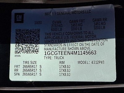 2021 Chevrolet Colorado ZR2