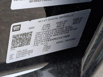 2022 Chevrolet Silverado 1500 LTD LT Trail Boss