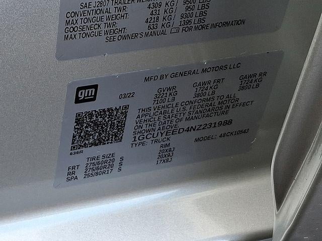 2022 Chevrolet Silverado 1500 LTD RST