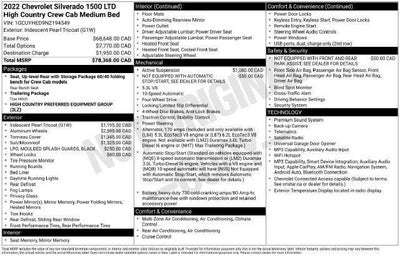 2022 Chevrolet Silverado 1500 LTD High Country