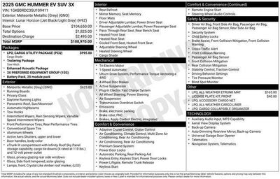 2025 GMC HUMMER EV SUV 3X