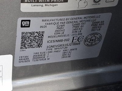 2025 Chevrolet Traverse LT