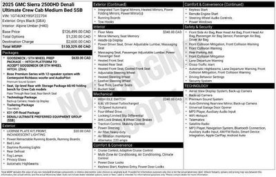 2025 GMC Sierra 2500 HD Denali Ultimate