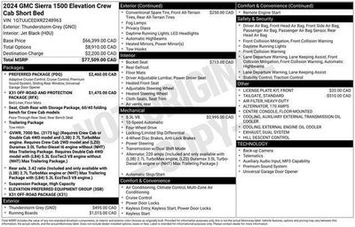 2024 GMC Sierra 1500 Elevation