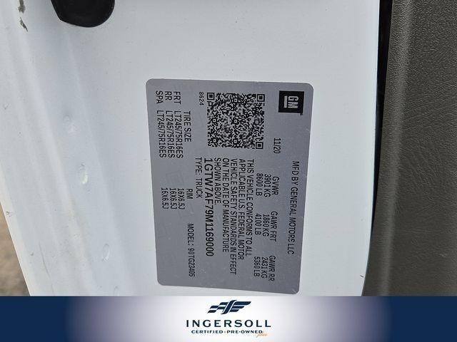 2021 GMC Savana Cargo 2500 Base