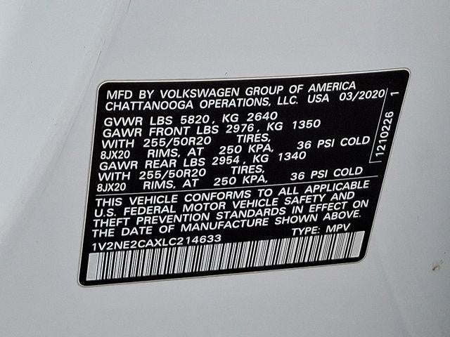 2020 Volkswagen Atlas Cross Sport 3.6L V6 SEL Premium