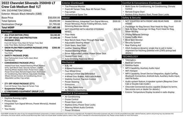 2022 Chevrolet Silverado 2500 HD LT