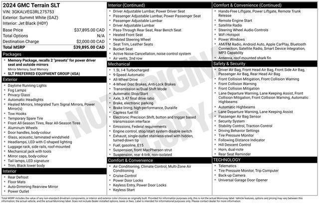 2024 GMC Terrain SLT