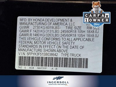 2025 Honda Ridgeline RTL