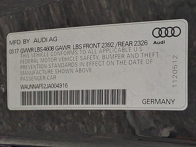 2018 Audi A5 Coupe Premium