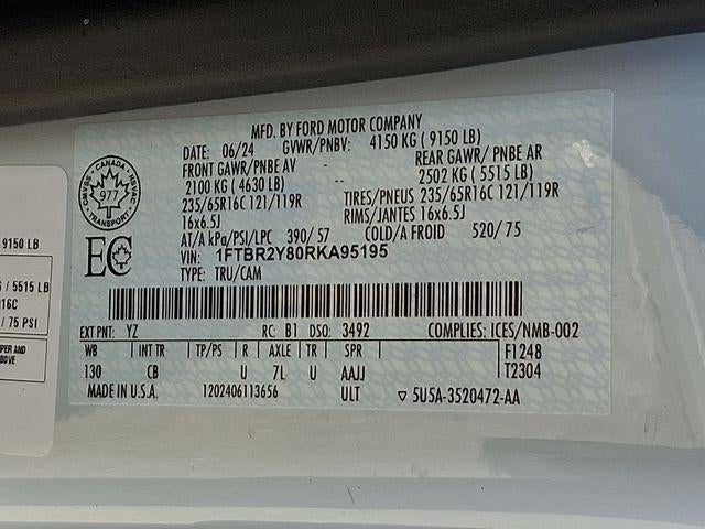 2024 Ford Transit Cargo Van Base