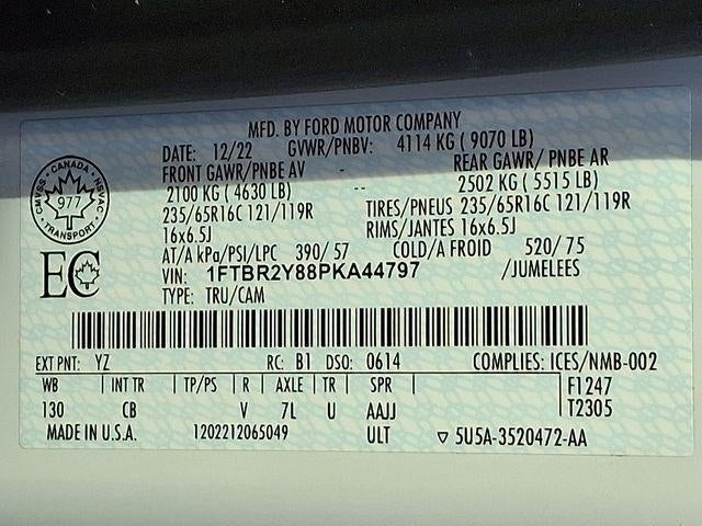 2023 Ford Transit Cargo Van Base