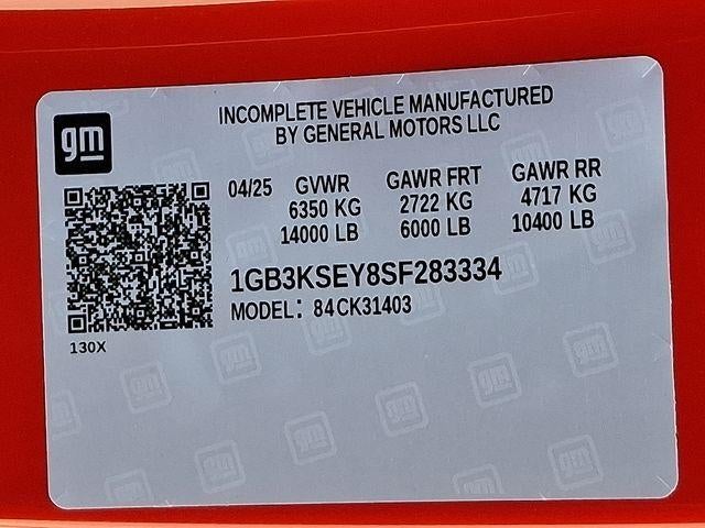 2025 Chevrolet Silverado 3500 HD Chassis Cab Work Truck