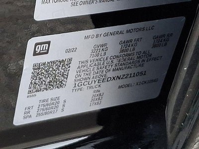 2022 Chevrolet Silverado 1500 LTD RST