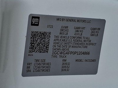 2023 Chevrolet Express Cargo 2500 Base