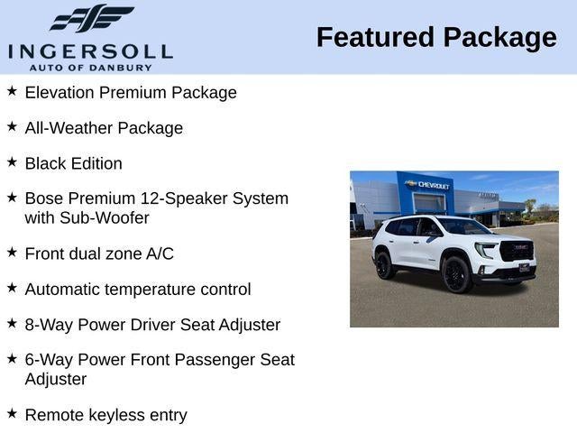 2025 GMC Acadia Elevation