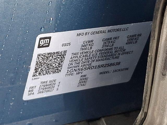 2025 Chevrolet Tahoe Premier