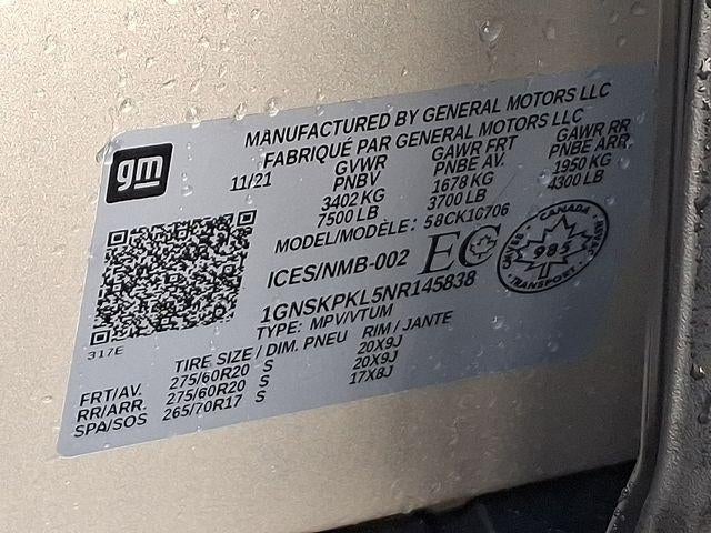 2022 Chevrolet Tahoe Z71