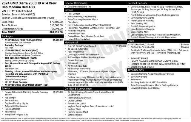 2024 GMC Sierra 2500 HD AT4