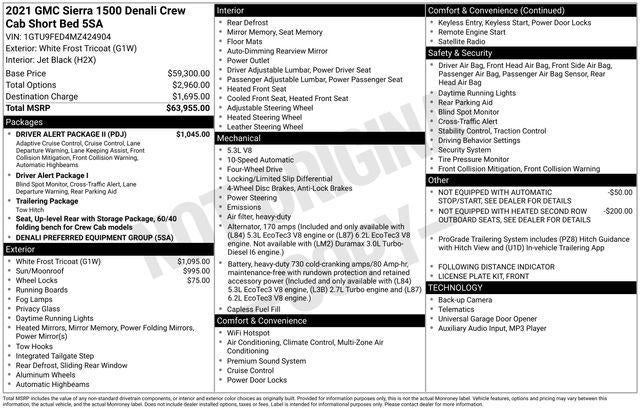 2021 GMC Sierra 1500 Denali