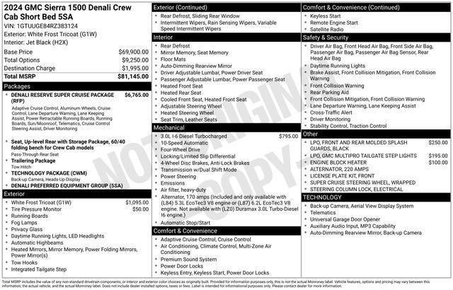 2024 GMC Sierra 1500 Denali