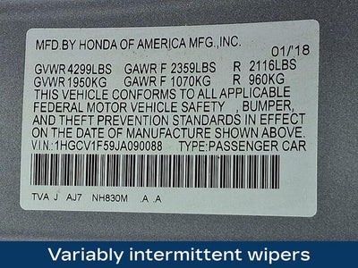 2018 Honda Accord EX-L