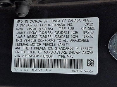 2022 Honda CR-V EX-L