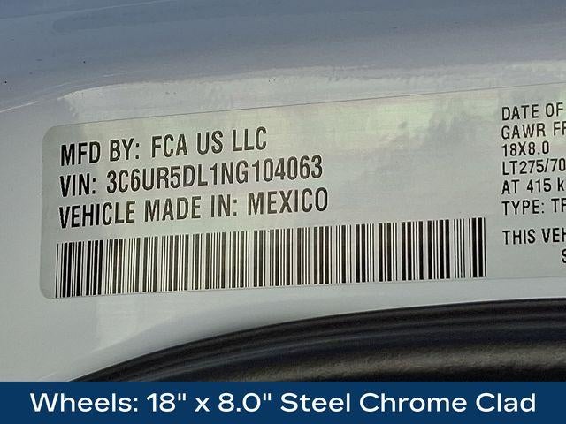 2022 RAM 2500 Big Horn Crew Cab 4x4 6'4" Box