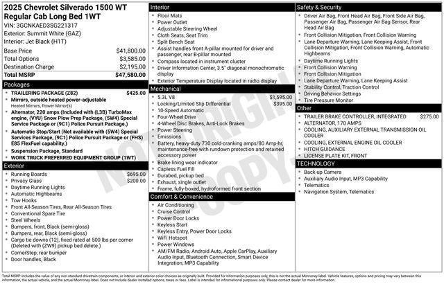 2025 Chevrolet Silverado 1500 WT