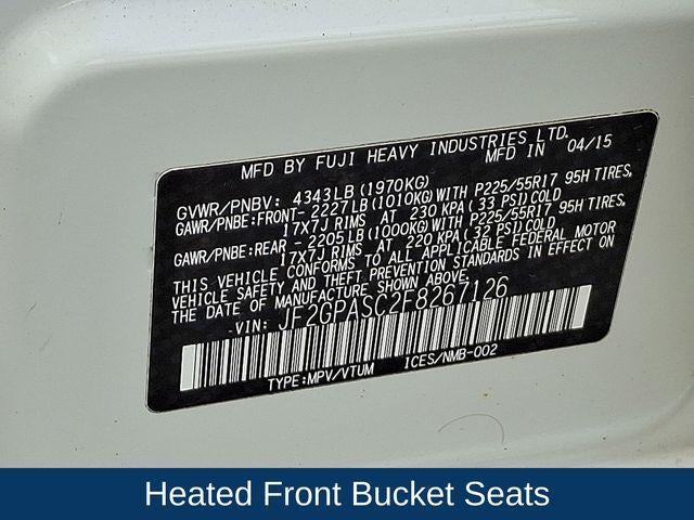 2015 Subaru XV Crosstrek Limited