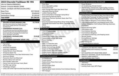 2023 Chevrolet Trailblazer RS