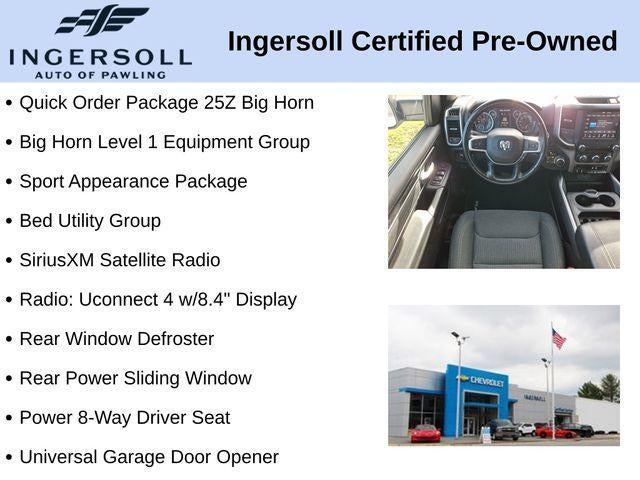 2020 RAM 1500 Big Horn Crew Cab 4x4 5'7" Box