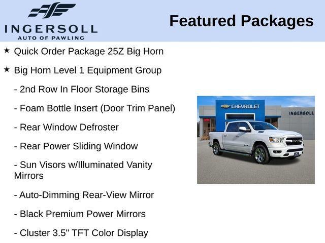 2020 RAM 1500 Big Horn Crew Cab 4x4 5'7" Box