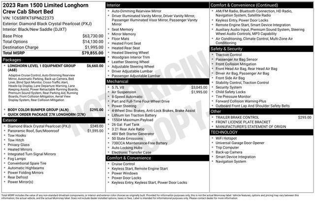 2023 RAM 1500 Longhorn