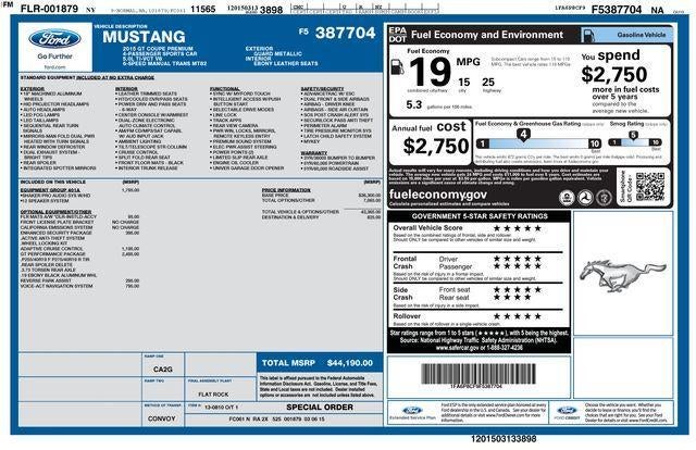 2015 Ford Mustang GT Premium