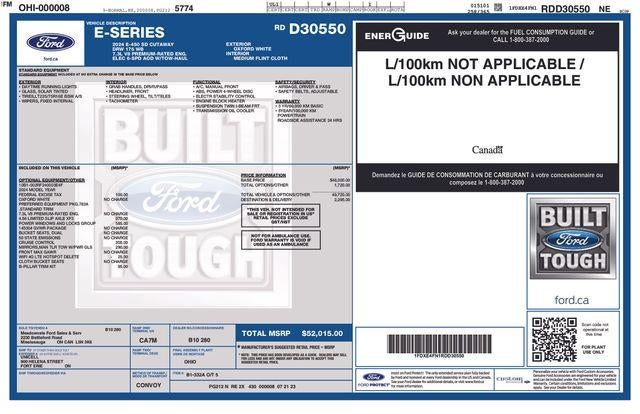 2024 Ford E-Series Cutaway Base