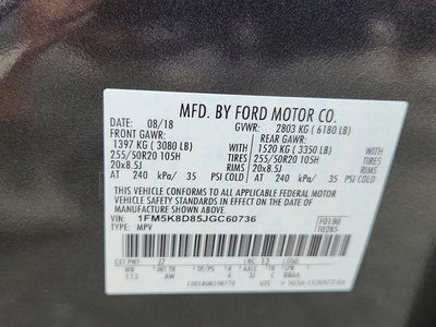 2018 Ford Explorer XLT