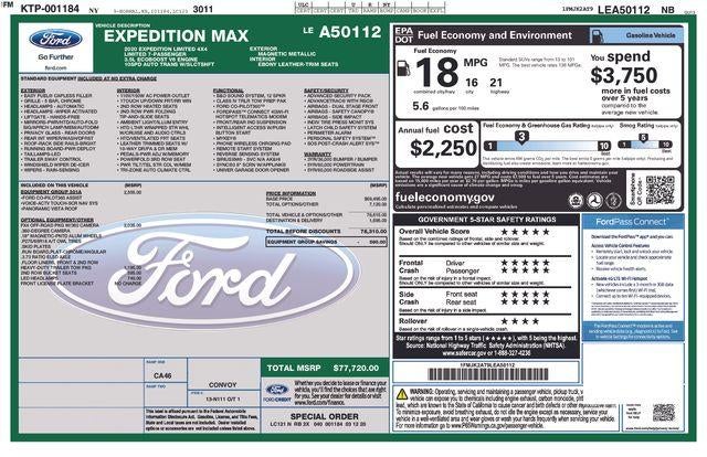 2020 Ford Expedition Max Limited