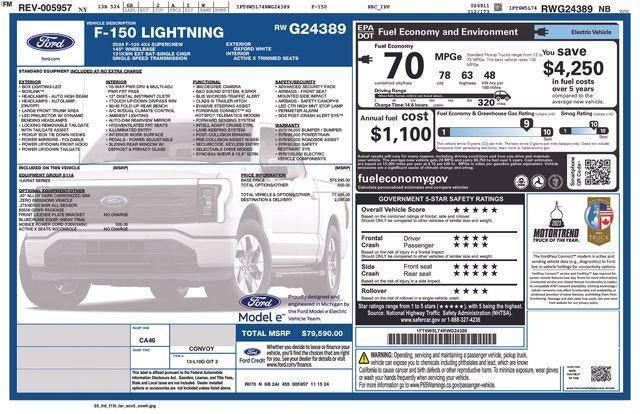 2024 Ford F-150 Lightning LARIAT