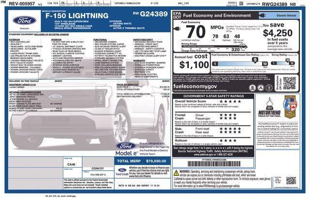 2024 Ford F-150 Lightning LARIAT