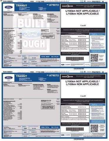 2023 Ford Transit Cargo Van Base