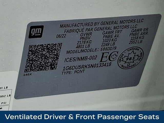 2022 Cadillac CT5 Sport