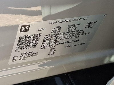 2025 Chevrolet Silverado EV RST - Extended Range