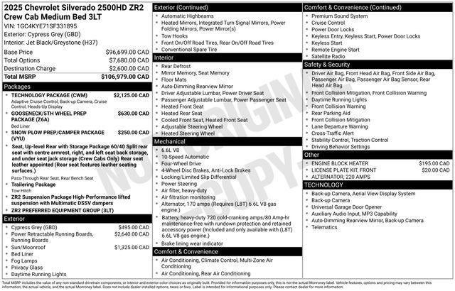 2025 Chevrolet Silverado 2500 HD ZR2