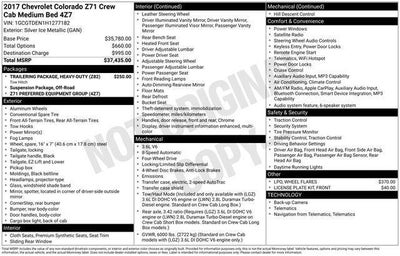 2017 Chevrolet Colorado 4WD Z71