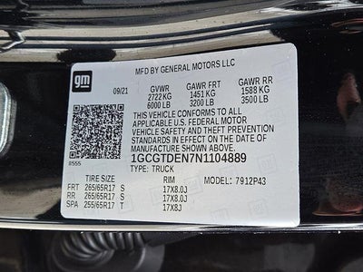 2022 Chevrolet Colorado Z71