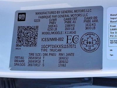 2025 Chevrolet Colorado Z71